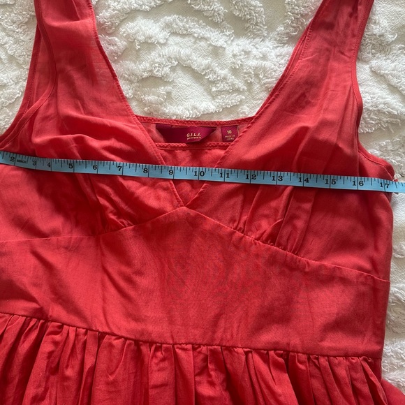 GORGEOUS LIKE NEW G.I.L.I. PEONY COTTON BLEND PARTY DRESS SIZE 10 - Picture 9 of 9